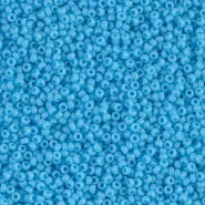 Miyuki rocailles kralen 15/0 - Opaque turquoise blue 15-413